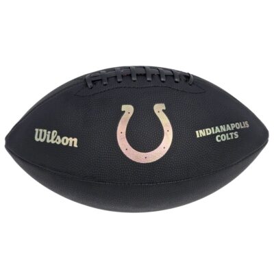 Wilson NFL Indianapolis Colts Metallic Premiere Football Offizielle Größe 9 - schwarz
