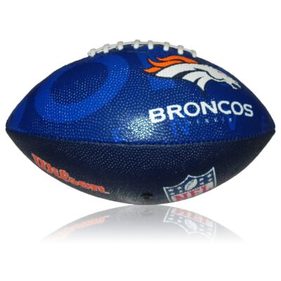 Wilson NFL Junior Denver Broncos Logo Football