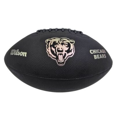 Wilson NFL Chicago Bears Metallic Premiere Football Offizielle Größe 9 - schwarz