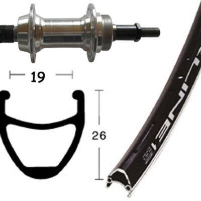 Winora H-Rad 26x1.75Alunabe silber Starr 36L Rodi Airline 1 schwarz Niro-Speiche