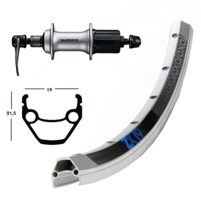 Winora H-Rad 28x1.75AceraT3000 Kass.8-f.SSP36L Exal ZX 19 silber.Niro-Spei.