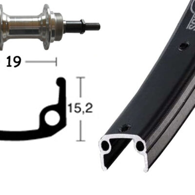 Winora H-Rad 28x1.75Schr.ZKR 6/7f.Starr 36L Alu-Sport schw./silb.Niro-Spei.