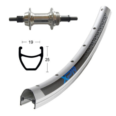 Winora H-Rad 28x1.75Schr.ZKR 6/7f.Starr 36L Exal XP-19 silb/elox.Niro-Spei.