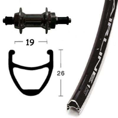 Winora H-Rad 28x1.75Schr.ZKR.6/7f.sz.SSP 36L Rodi Airline 1 schwarz Niro-Spei.(sz)