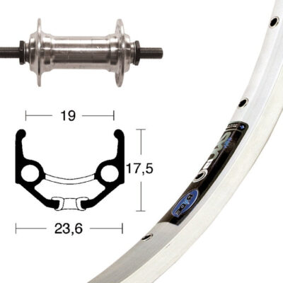 Winora V-Rad 28x1.75Alunabe silber Starr 36L Ryde Zac 19 silber Niro-Speiche