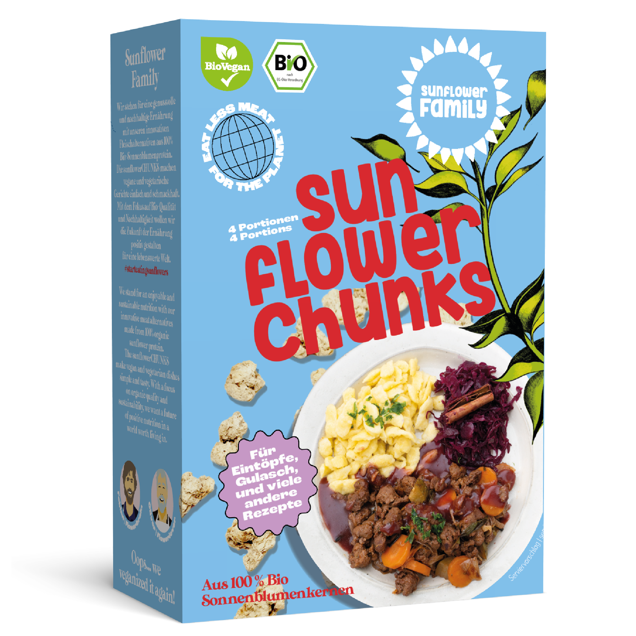 sunflowerCHUNKS - SonnenblumenCHUNKS bio (1x76 g)