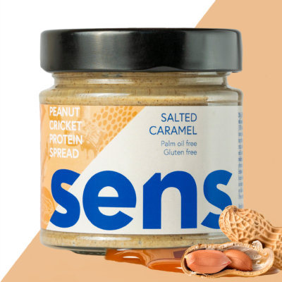 SENS Erdnussbutter mit Grillenprotein - Salzkaramell (200g)