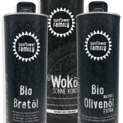 Testerset "Bio-Speiseöle" 3 x 1000 ml