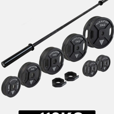 Langhantel mit Verschlüssen