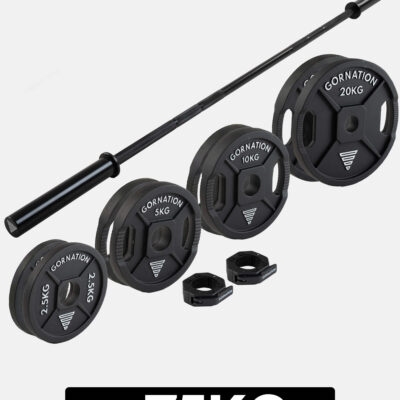 Langhantel mit Verschlüssen