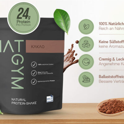 NATGYM Proteinshake Whey / Kakao / 150 Gramm