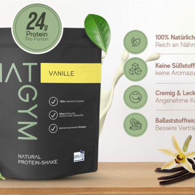 NATGYM Proteinshake Whey / Vanille / 150 Gramm