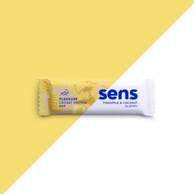 SENS Pleasure Proteinriegel mit Grillenpulver - Ananas & Kokosnuss (40g)