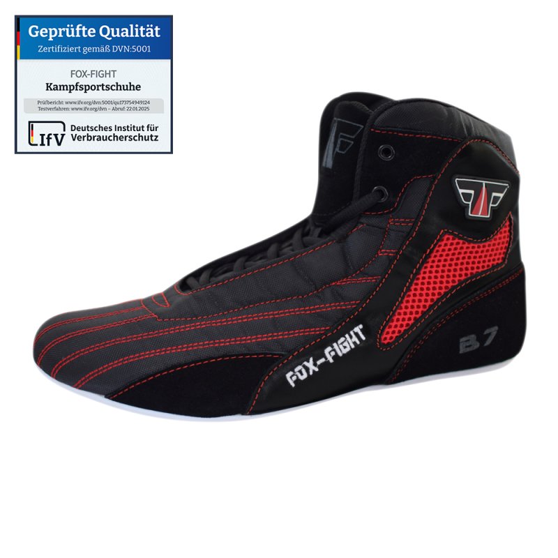 B7 Kampfsport Schuhe 40 schwarz/rot