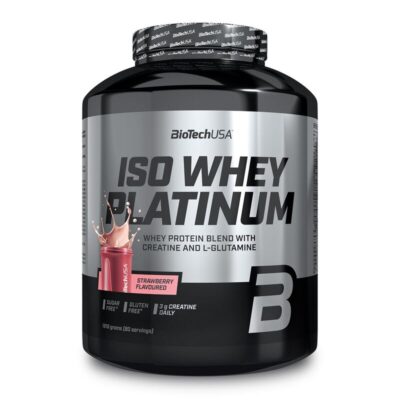 Biotech USA Iso Whey Platinum 1816g Erdbeere