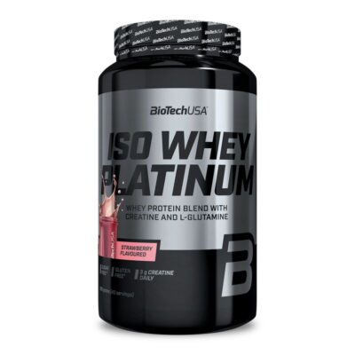 Biotech USA Iso Whey Platinum 908g Erdbeere