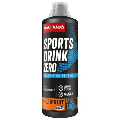 Body Attack Sports Drink Zero 1000ml Multi Fruit