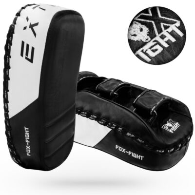 FOX-FIGHT 1 Paar EXTREME Schlagpolster Schlagpratze aus echtem Leder