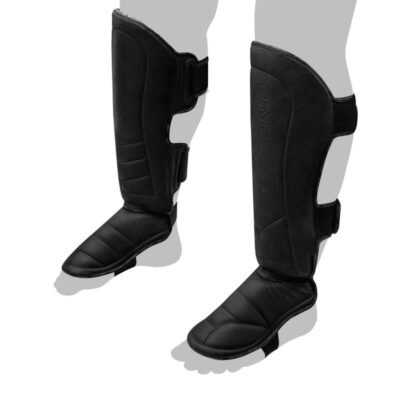 FOX-FIGHT 1 Paar LEGEND Spann- Schienbeinschutz M schwarz