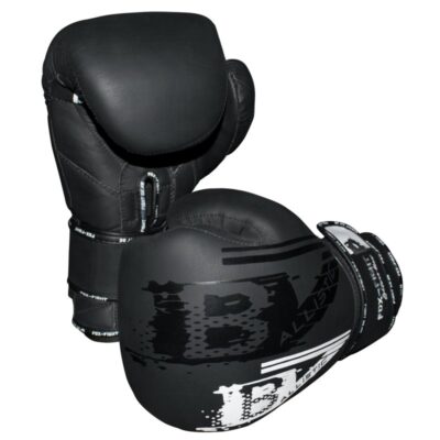FOX-FIGHT B7 BLACK Boxhandschuhe aus echtem Leder 16 OZ black (Edition)