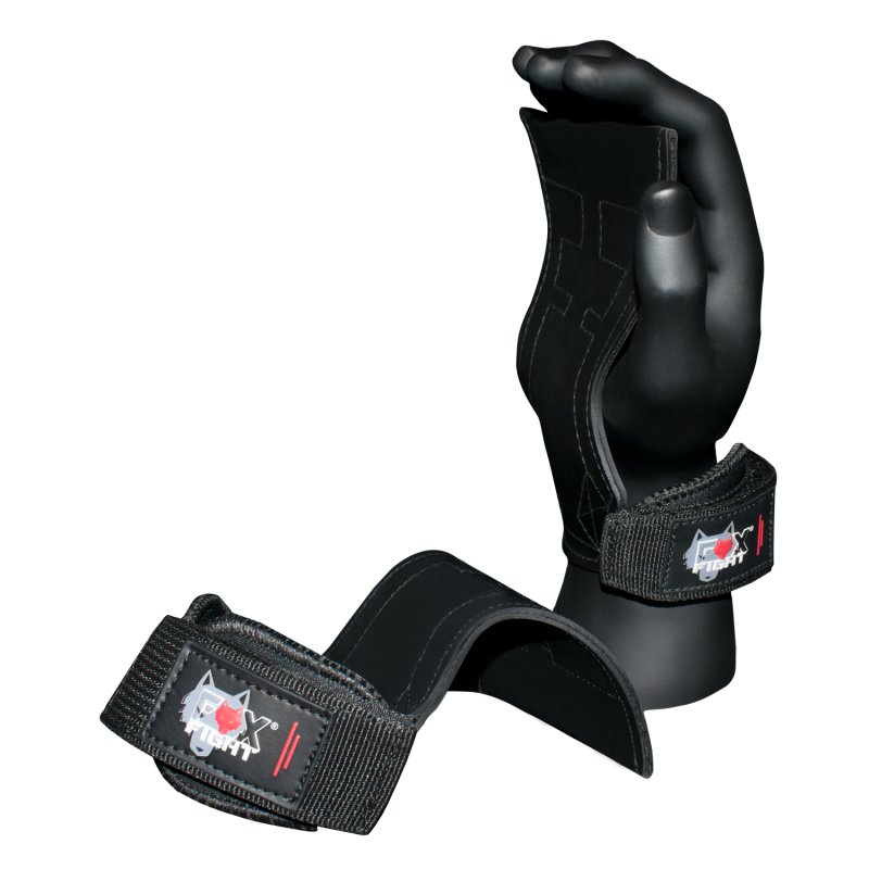FOX-FIGHT PRO Zughilfe fürs Krafttraining Powerlifting / 1 Paar
