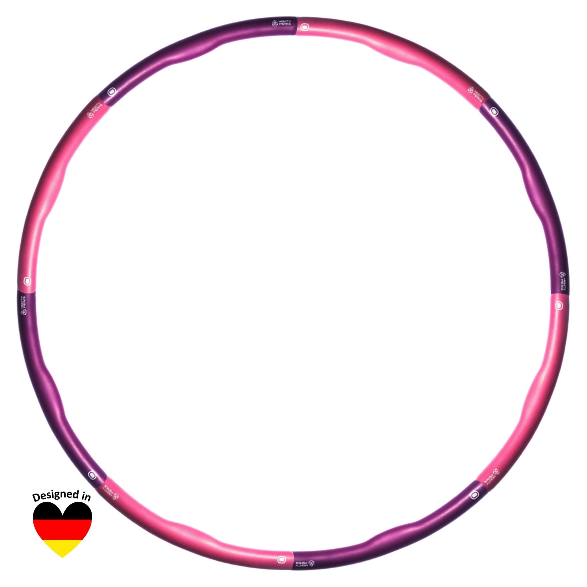 HULA HOOP REIFEN - ERWACHSENE - 8TEILIG - 1#5KG - MIGHTY PEAKS