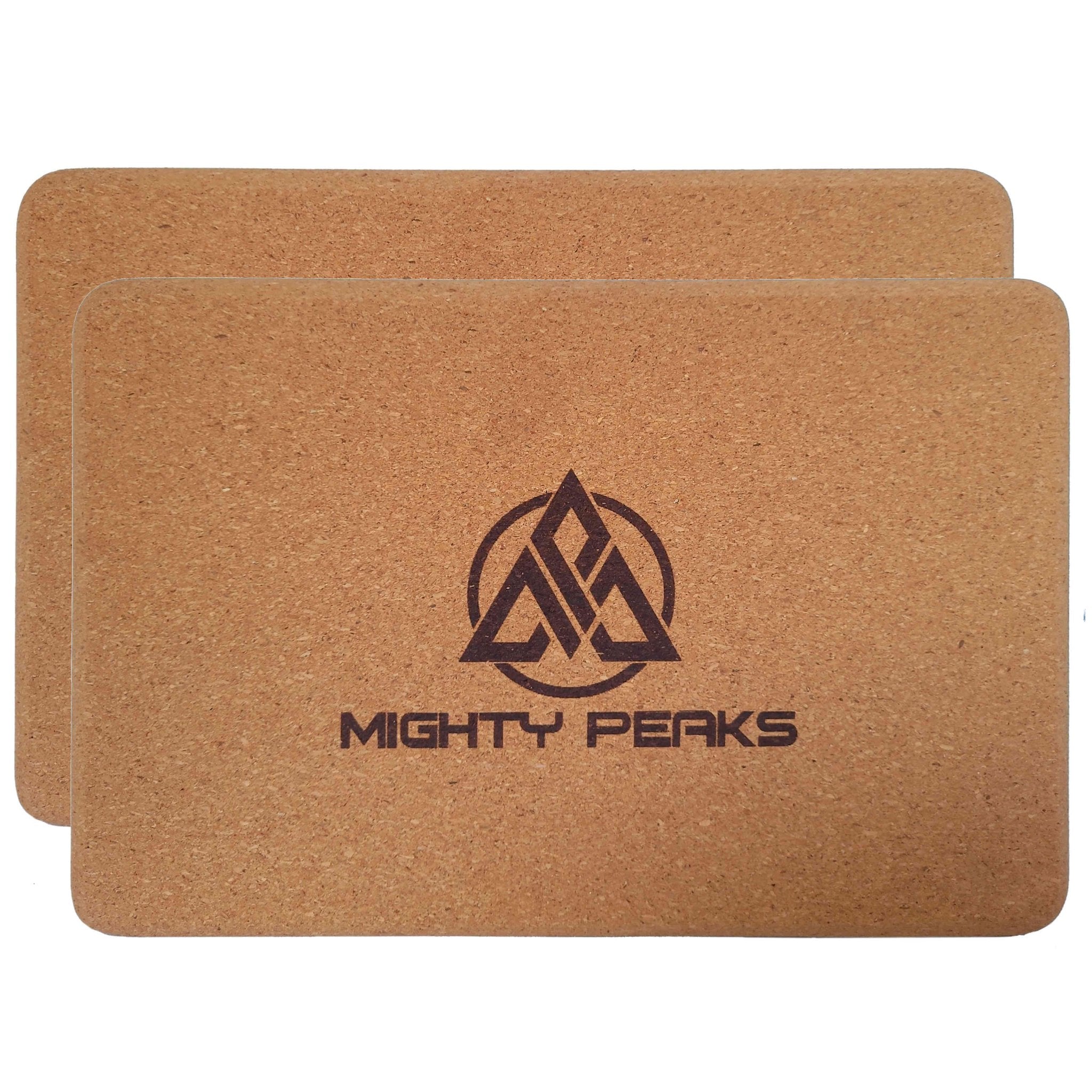 Kork Yoga BlÃ¶cke - einzeln oder als Set - MIGHTY PEAKS