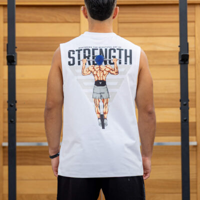 Anime Oversized Tank Top Strength