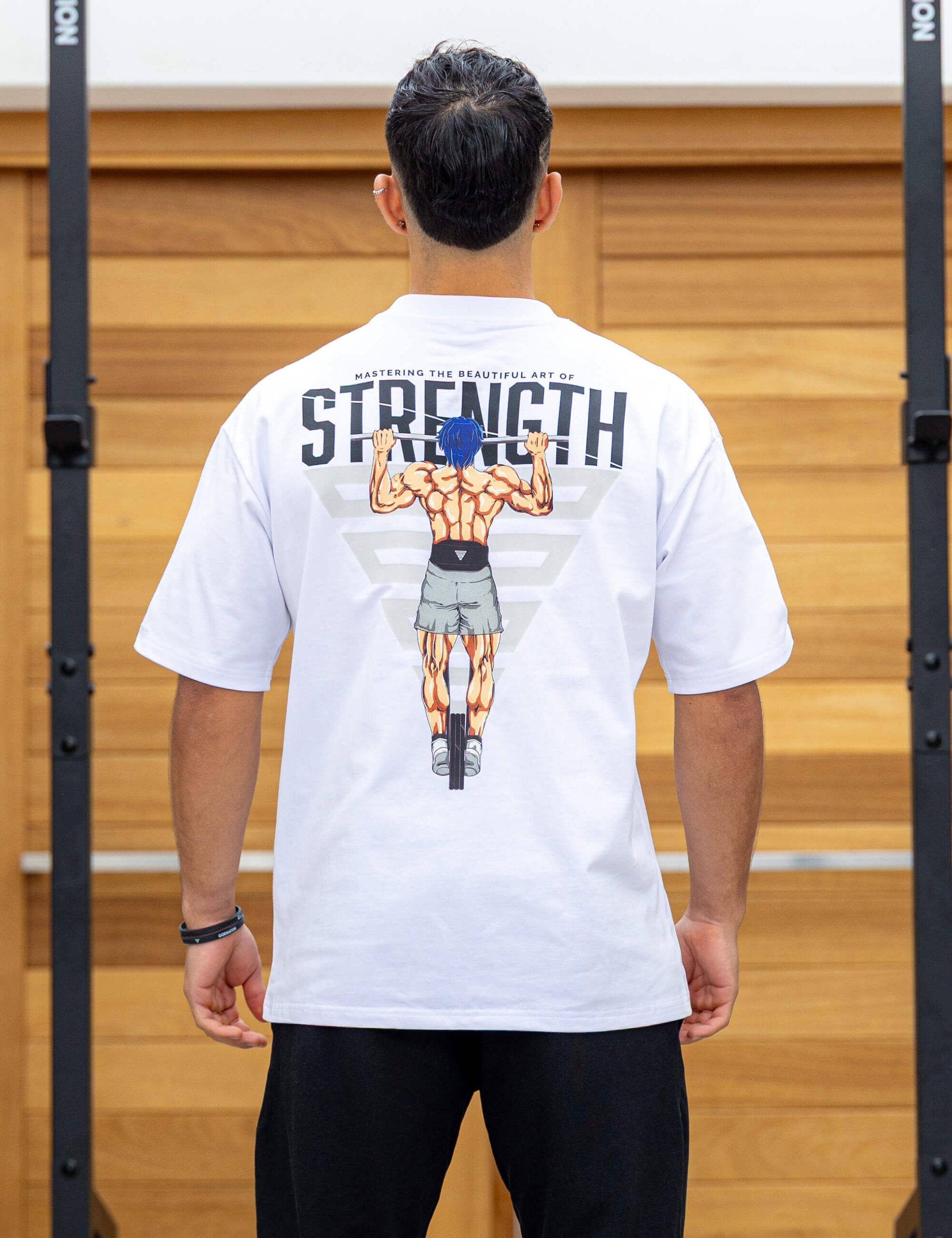 Anime Oversized T-Shirt Strength