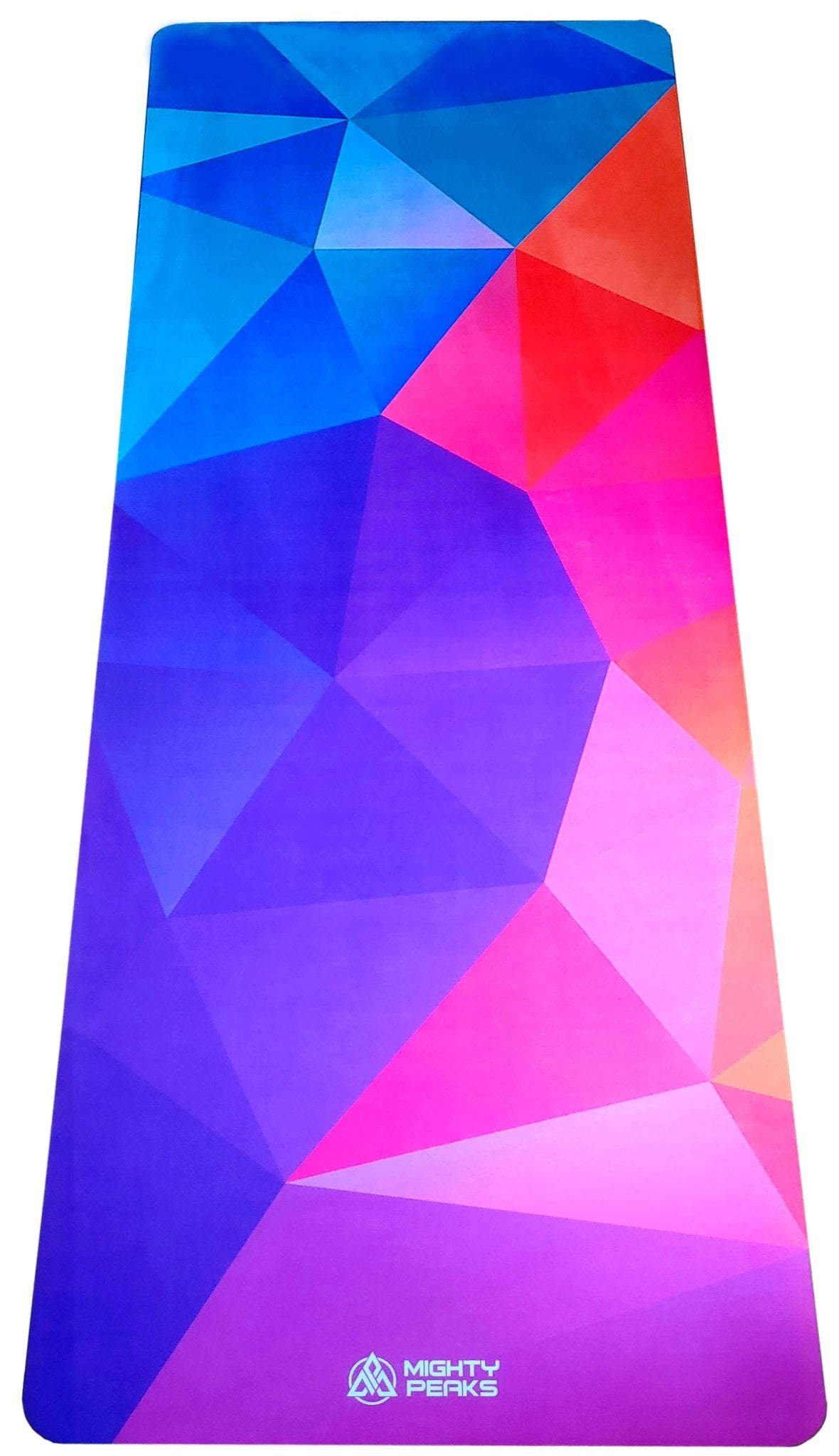 Rutschfeste Design Yoga Matte mit Microfaser Oberfläche - MIGHTY PEAKS