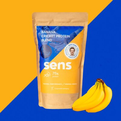 SENS Proteinshake mit Grillenpulver - Banane (455g)