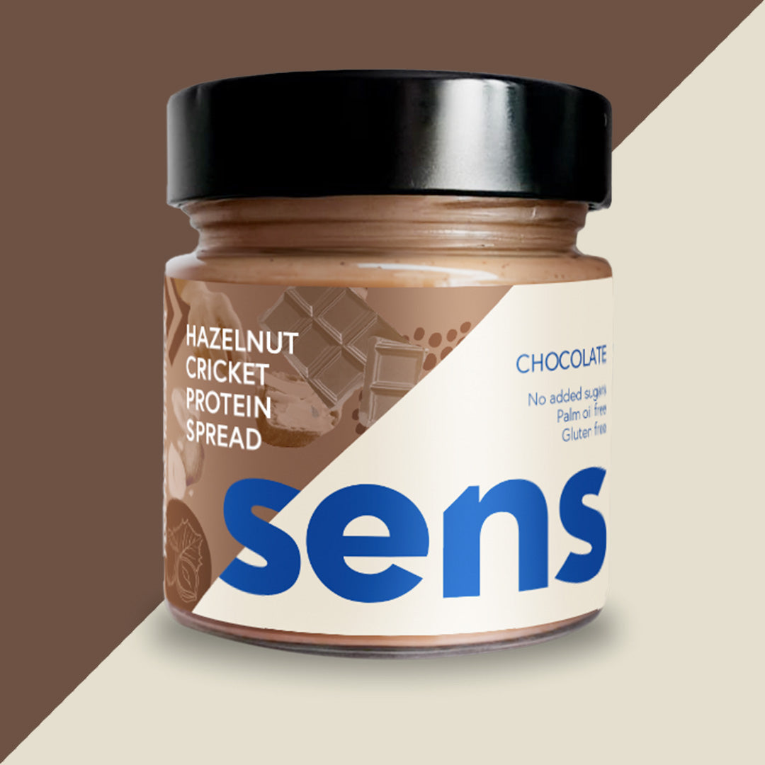 SENS Haselnuss Creme mit Grillenprotein – Schokolade (200g)