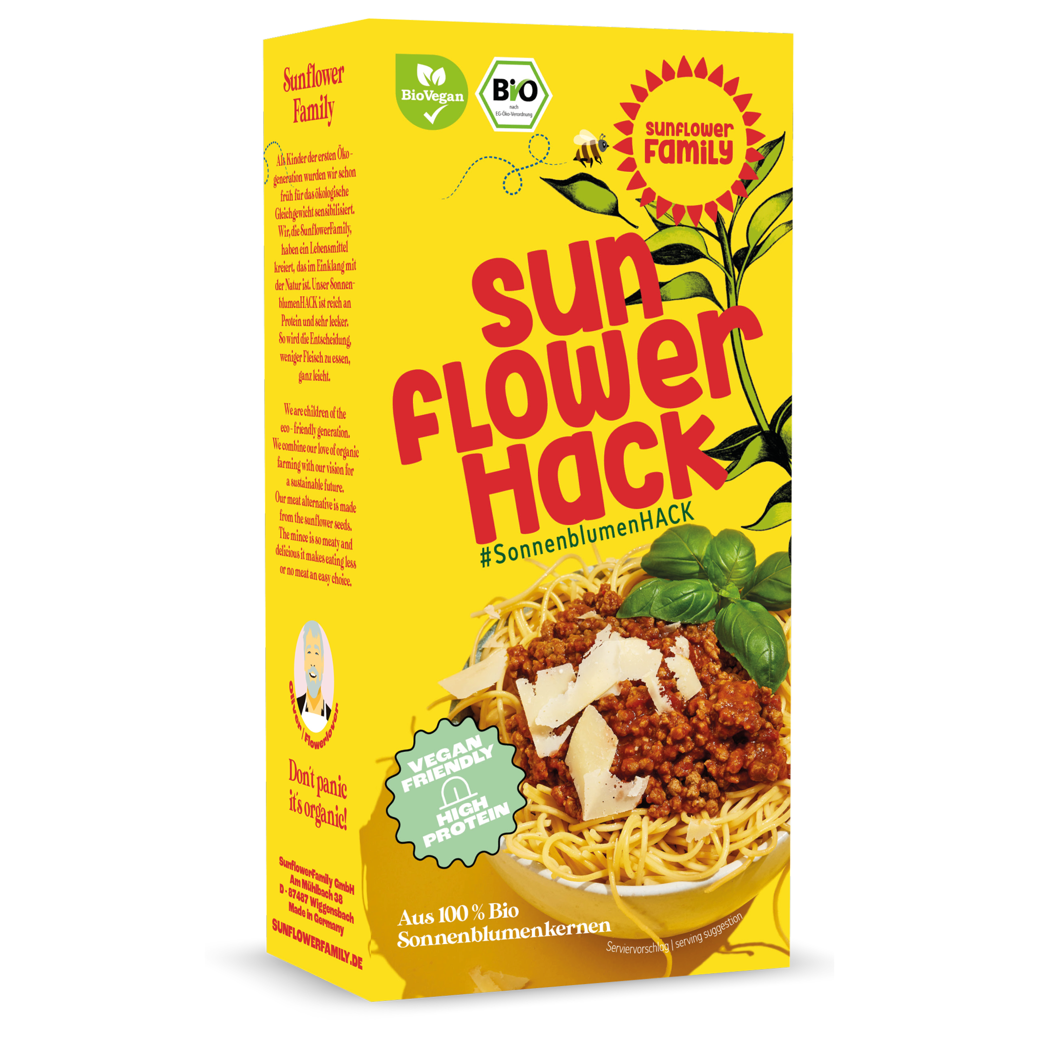 sunflowerHACK - SonnenblumenHACK bio (1x76 g)
