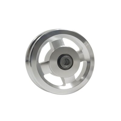 XPLON Aluminium Rolle für Seilzug Seilrolle mit Kugellager Ø 95 mm x 18 / 25 mm