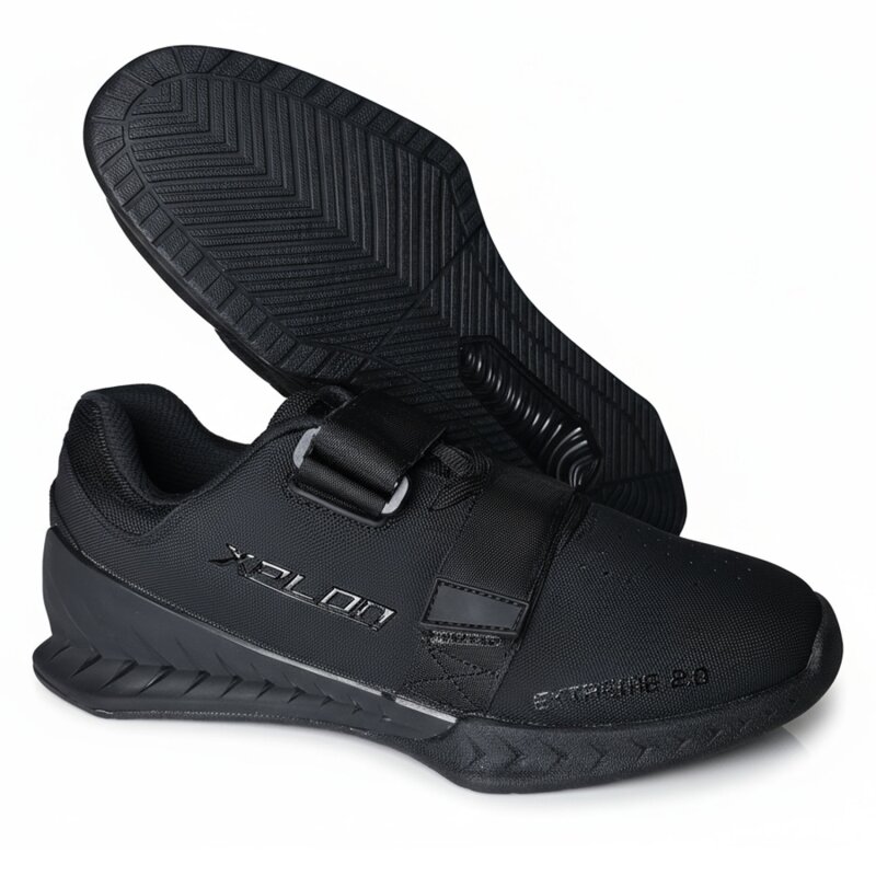 XPLON EXTREME 2.0 Gewichtheberschuhe Powerlifting Bodybuilding Squat Schuhe 41 schwarz