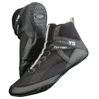 Y5 Kampfsport Schuhe Ringer Schuhe athletik Fitnesschuhe 43 schwarz / grau