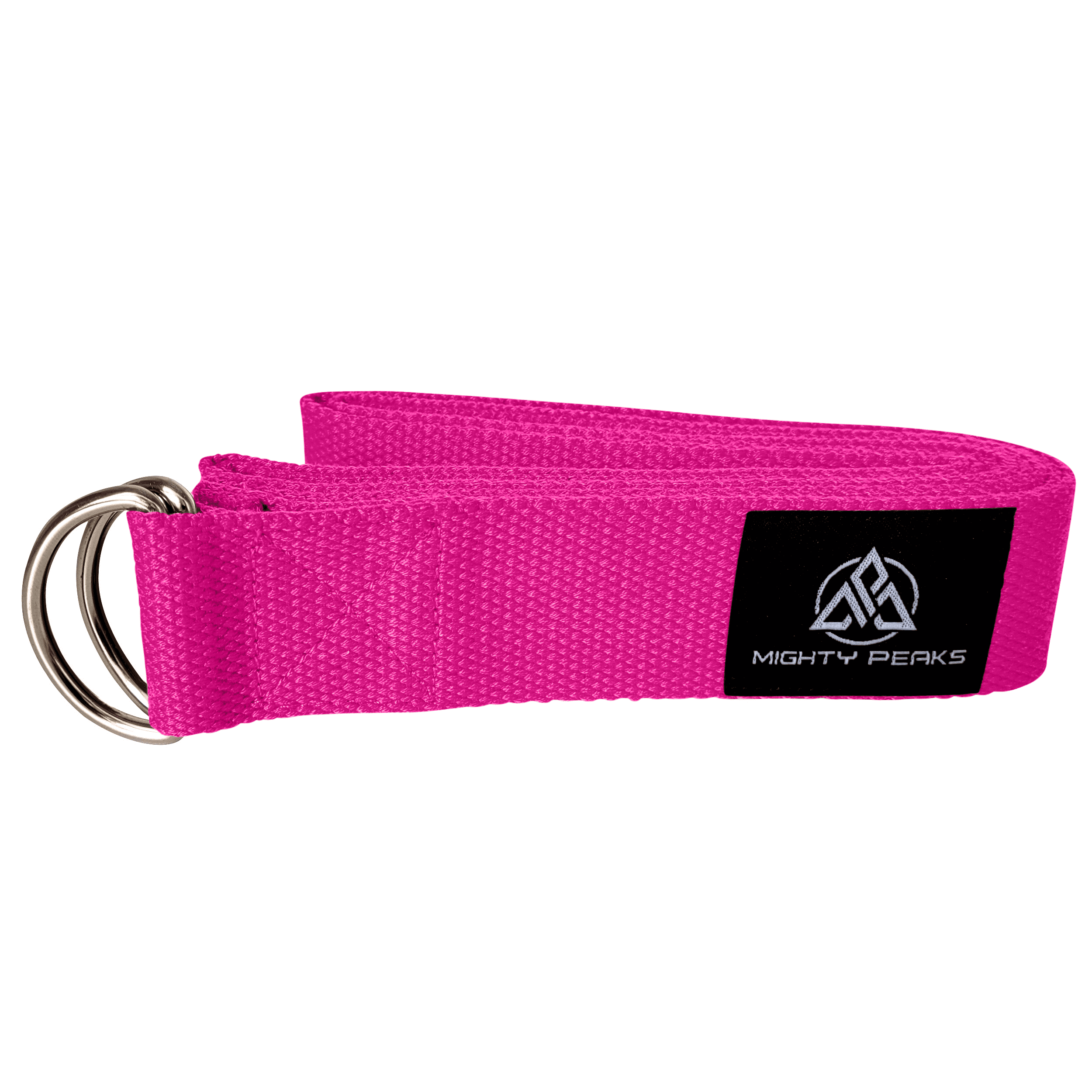 Yoga-Gurt aus 100% Baumwolle - Pink - Yogaband