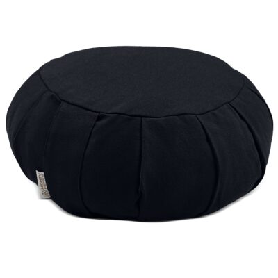 Zafu-Meditationskissen - Deep Black - Yoga Kissen