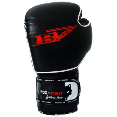 FOX-FIGHT B7 Boxhandschuhe aus echtem Leder 10 OZ schwarz