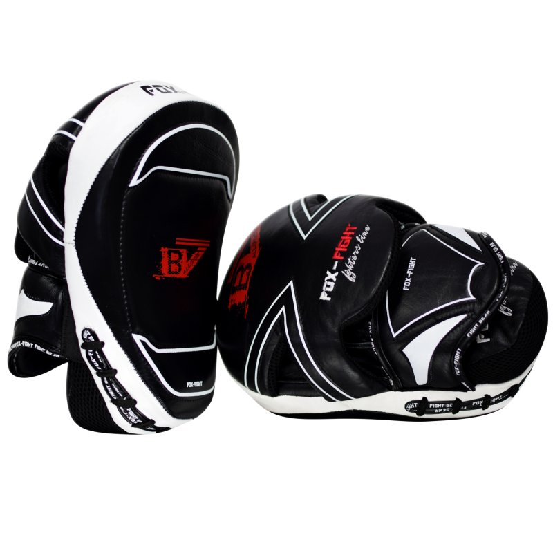 FOX-FIGHT B7 Focus Pads Handpratzen aus echtem Leder