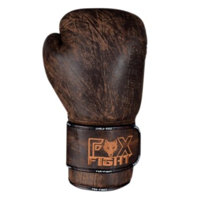 FOX-FIGHT LEGEND Boxhandschuhe aus echtem Leder 12 OZ braun