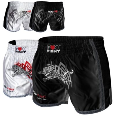 FOX-FIGHT TIGER Thai Shorts aus Satin