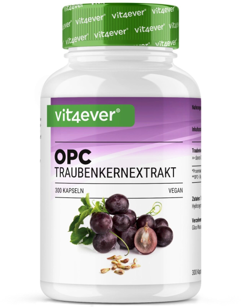 Vit4ever OPC Pure 500 mg Traubenkernextrakt