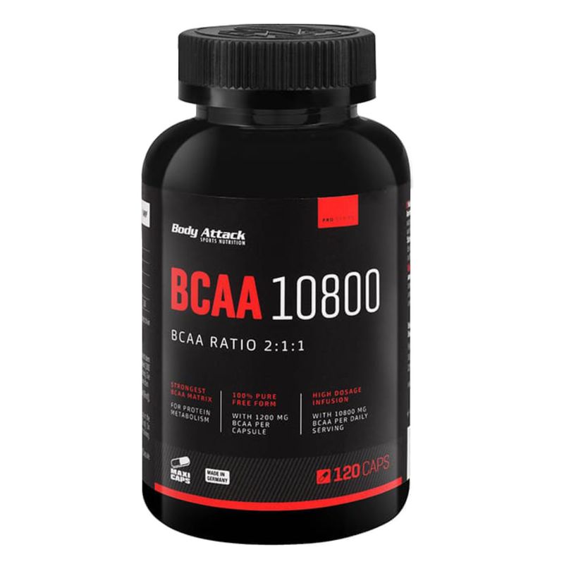Body Attack BCAA 10800 – 120 Kapseln
