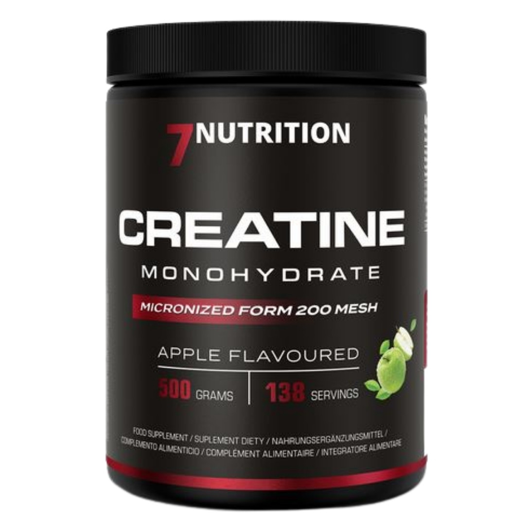 7Nutrition Creatine Monohydrate - 500g Green Apple