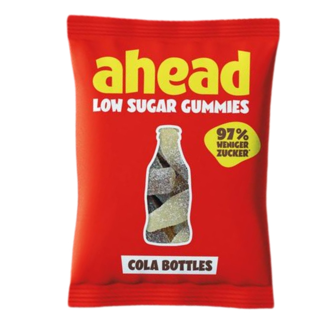 ahead Gummies Low Sugar - 1 x 50g Tüte Cola Bottles