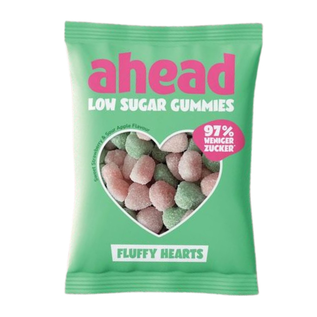 ahead Gummies Low Sugar - 1 x 50g Tüte Fluffy Hearts