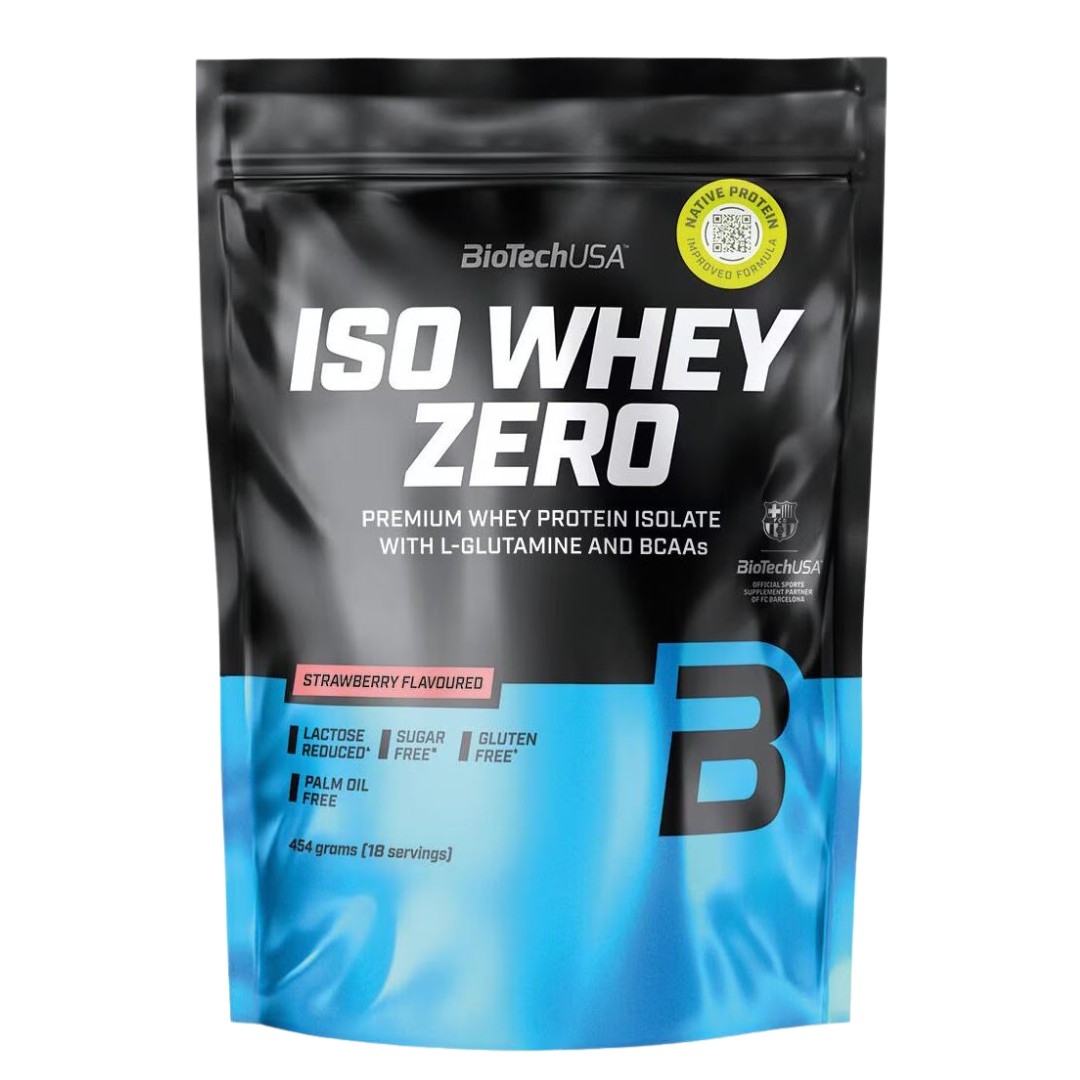 BioTech USA Iso Whey Zero Strawberry 454g
