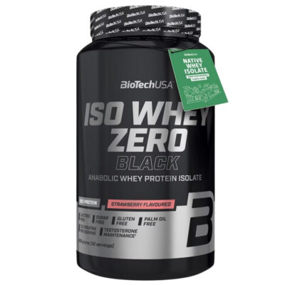 BioTech USA Iso Whey Zero Black 900g Strawberry
