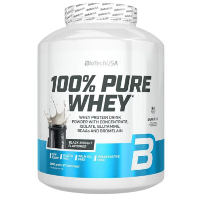BioTech USA 100% Pure Whey 2000g Black Biscuit